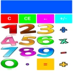 calculadora kids android application logo